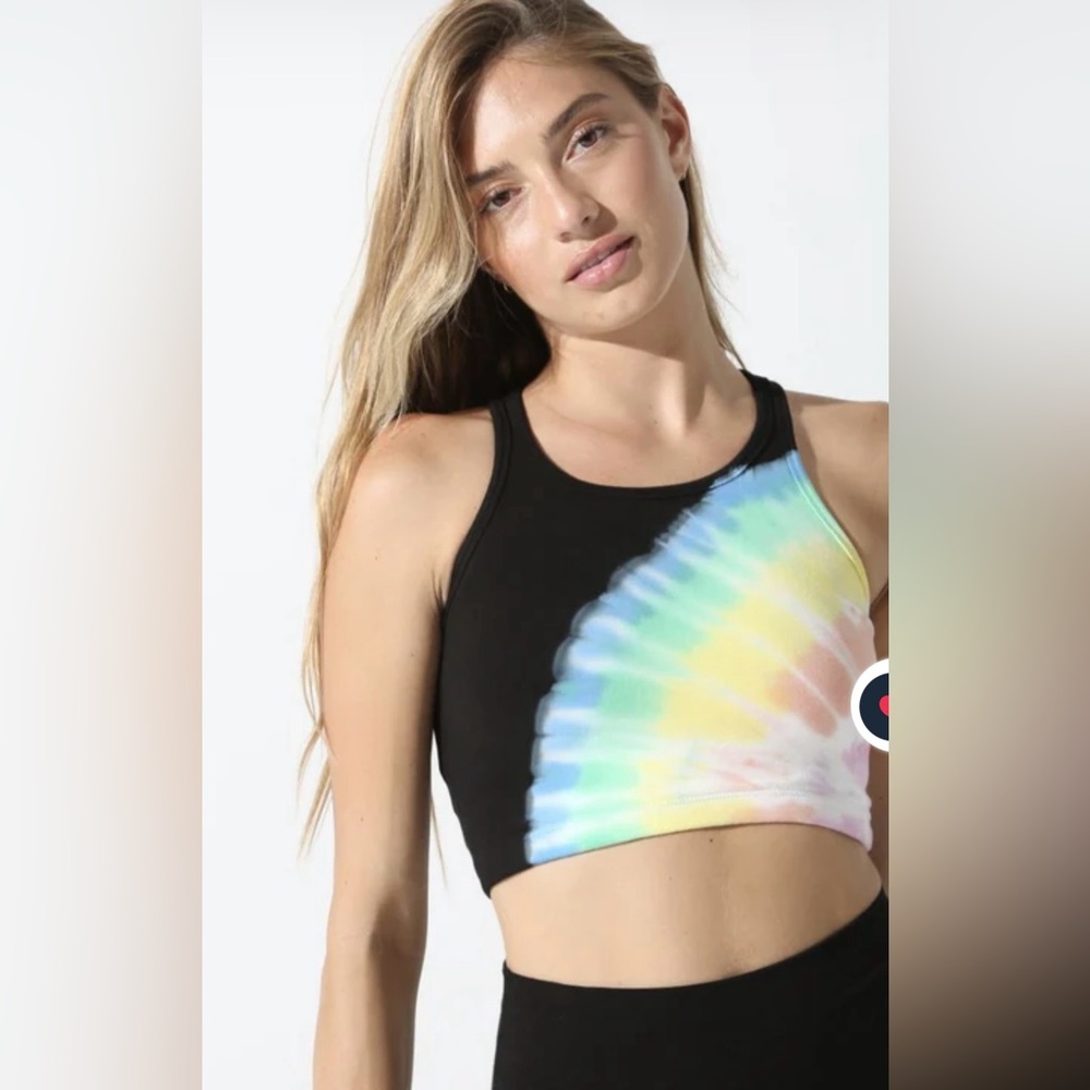 Electric & Rose Bella Bralette Beam Onyx/Rainbow
